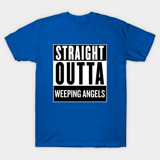 Straight Outta Weeping Angels T-Shirt by SaverioOste